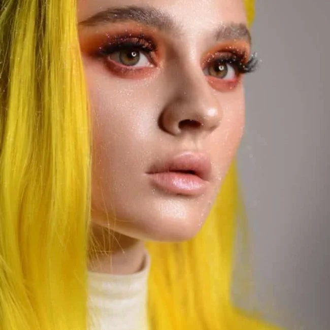 glitzer-make-up Make-up