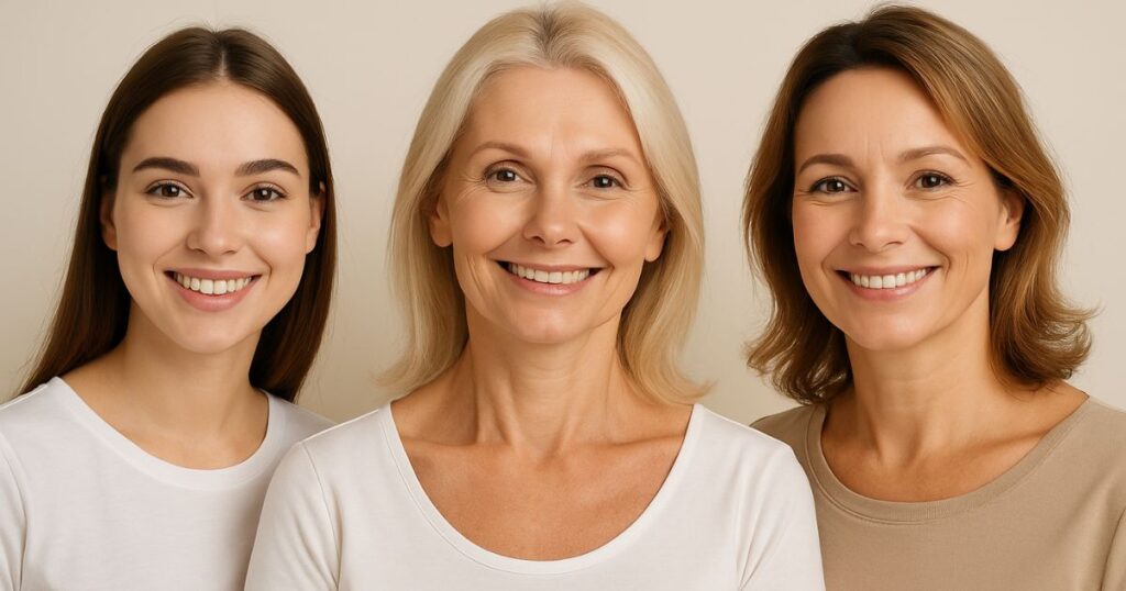Full Face Botox geeignet für verschiedene Altersgruppen – Frauen in 20ern, 40ern und 50ern
