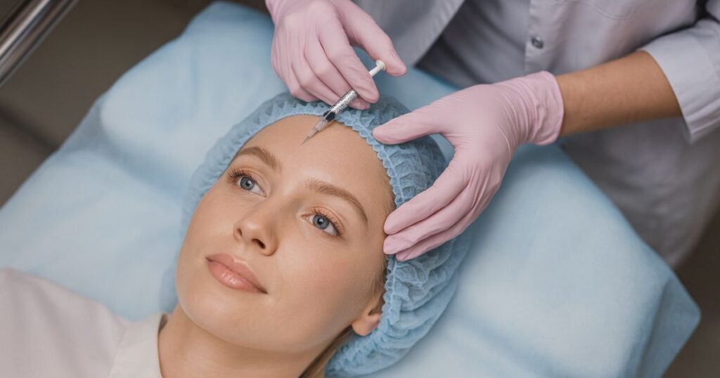 Full Face Botox Behandlung Stirn und Gesichtszonen