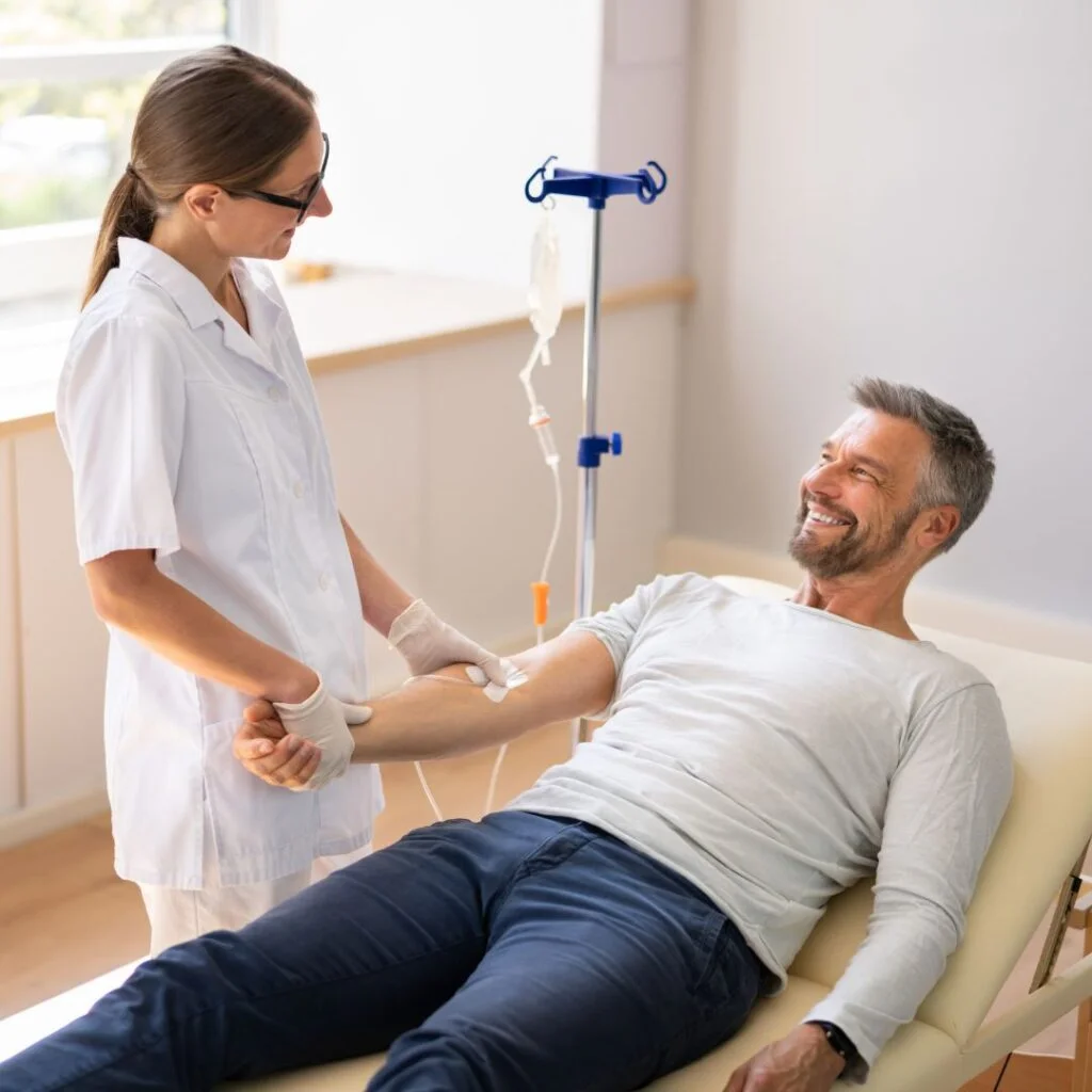 Vitamin C Infusion Körperbehandlung